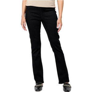 Denim & Co. Signature Perfect Flex Pull-On Jeans Black - Petite